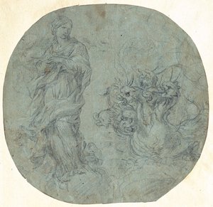 The Apocalyptic Woman with the Dragon